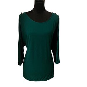 EMERALD ALWAYS INDIGO BLOUSE